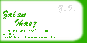 zalan ihasz business card